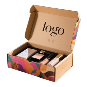 カスタマイズ可能な高級段ボール製エコフレンドリー再生素材化粧品包装箱（ウィッグ、アイクリーム、フェイスクリーム、チーク用） - Product Image 1