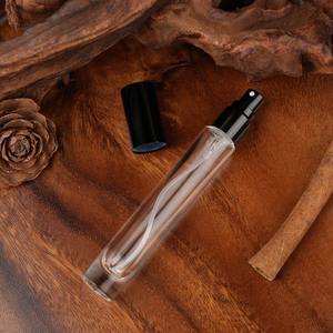 Botella de Perfume de Vidrio Transparente Redonda de 10 ml, Portátil, Tamaño de Viaje, Botella Vacía con Atomizador, Muestra Cosmética, En Stock - Product Image 4