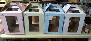 กล่องเค้กมีหน้าต่าง กล่องเค้กทรงสูงพร้อมหูหิ้ว กล่องใส่เค้กสำหรับ<span class=keywords><strong>งาน</strong></span>แต่ง<span class=keywords><strong>งาน</strong></span> กล่องเบเกอรี่ กล่องเค้กวันเกิด ขนาด 10 12 14 16 นิ้ว กล่องส่งเค้กขนาดใหญ่พิเศษ - Product Image 5