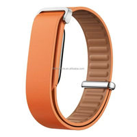 Tali Jam Tangan Kulit Asli yang Dapat Disesuaikan, Kompatibel dengan Google Fitbit Air, Tali Pengganti Kulit Premium