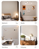 Panneau acoustique en feutre noir pour murs, panneau d'affichage mural en feutre, carreaux muraux en feutre pour décoration de bureau, vente en gros
