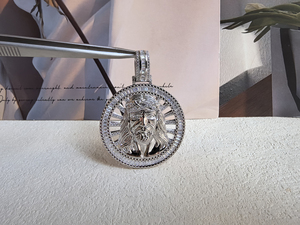 Collier pendentif homme bijoux religieux de haute qualité en argent sterling 925 Saint <span class=keywords><strong>Christopher</strong></span> - Product Image 5