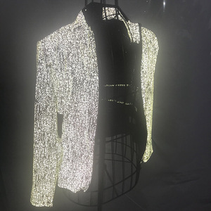 Thời Trang Tầm Nhìn Cao Cầu Vồng Vải Phản Quang Cho Quần Áo Thể Thao Ngoài Trời - Product Image 6