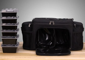 Custom Large Thermal <b>Cooler</b> Lunch Bag <b>Box</b> Insulated Waterproof for Meal Prep Made of Durable Polyester for Men and Women - Product Image 4