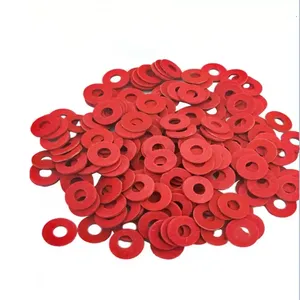 Juntas y sellos industriales de papel de fibra roja ignífuga, aislamiento de papel de fibra vulcanizado, arandelas y anillos de papel de acero rojo - Product Image 2