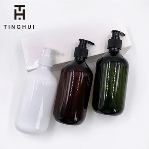 200ml 300ml 400ml <span class=keywords><strong>500</strong></span> ml 8 Unzen 16 Unzen Premium PET Kunststoff Kosmetische Lotion Seifen gel Shampoo Pump flasche - Product Image 3