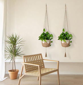 Macramé para Colgar Macetas Estilo Boho, para Mejorar la Creatividad y el Desarrollo de Habilidades, Bolsa de Crochet - Product Image 6