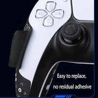 Manettes PS5 antidérapantes personnalisées Grip Stick Poignée absorbant la sueur avec autocollant antidérapant en silicone Avertissement d'utilisation requise