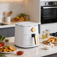 Nouvelle friteuse à air pour la cuisine, à usage domestique, entièrement automatique, faible en gras et sans huile, multifonctionnelle, électrique
