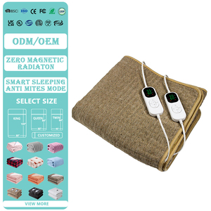 Hồng ngoại Xa Graphene điện sưởi ấm chăn 6 nhiệt thiết lập 6 giờ hẹn giờ Nữ Hoàng Vua Kích thước điện sưởi ấm điều trị chăn - Product Image 1