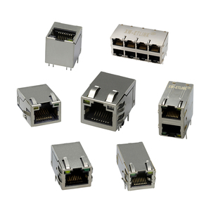 2x4 2x2 2x8 PoE + 5g 10g Stack RJ45 Jack Modular Jack Cat5 Cat6 CAT5E CAT6E RJ45 Nữ kết nối PoE Ethernet RJ45 kết nối LED - Product Image 3