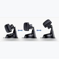 Support de téléphone portable réglable en plastique ABS avec ventouse pour tableau de bord de voiture, portable, avec garantie d'un an