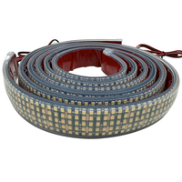 Feux de roue LED Lumina 17 pouces, 5 rangées, blanc naturel, 4000K, pour camions et SUV, cadre en aluminium étanche IP68, kit télécommande APP