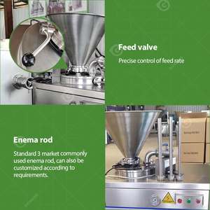 Nouvelle machine de remplissage de saucisses hydraulique entièrement automatique électrique à double tête Embutidora De Chorizo pour les lavements - Product Image 4