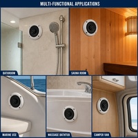 OEM ODM Haut-parleur marin étanche IPX6 de 4 pouces, audio multifonctionnel pour les environnements marins et humides.