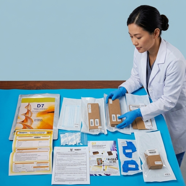 Sterile EO Paediatric Sexual Assault Evidence Collection Kit D7 Forensic Investigation Medical Consumable