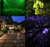 Projecteur laser RGB IP65 étanche pour extérieur, DMX512, effet ciel étoilé, lumière laser DJ pour fête, danse, club, jardin