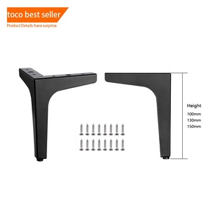 Toco Miếng Đệm Tất Cong Cổ 1/4-20 Miếng Bọc Chân Góc Ghế Sofa Bánh Xe Chân Kim Loại Cho Đồ Nội Thất Màu Kim Loại Hiện Đại - Product Image 6