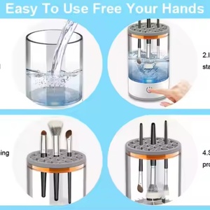 Máquina Limpiadora de Brochas de Maquillaje Eléctrica Automática, Secadora y Centrifugadora de Brochas Cosméticas - Product Image 5