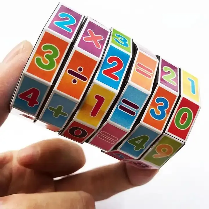 Baby lustige Nummer frühes Lernen Magic Cube Kinder lernen Bildung Neue Kinder Mathe Spielzeug Kinder Lernspiel zeug Puzzles