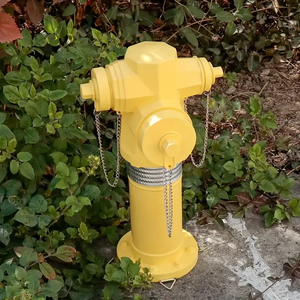 Figura decorativa <span class=keywords><strong>de</strong></span> hidrante <span class=keywords><strong>de</strong></span> <span class=keywords><strong>fuego</strong></span> hecha a mano <span class=keywords><strong>de</strong></span> poliresina amarilla personalizada, adorno <span class=keywords><strong>de</strong></span> jardín <span class=keywords><strong>de</strong></span> arte abstracto para Halloween y Navidad - Product Image 3