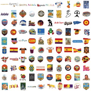 カスタムサッカー ナショナル グラフィティステッカー 防水 自己粘着 安全素材 クリエイティブ装飾ラベル 卸売 - Product Image 2