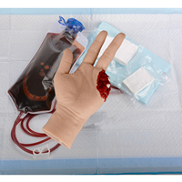 Modelo Anatómico de Silicona para Amputación de Mano, Ayuda de Entrenamiento Médico para Cursos TCCC/EMT/PHEC, Simulador de Heridas, 700g