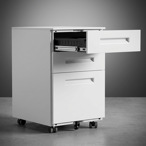 Steel Factory wholesale large-capacity detachable three-<b>drawer</b> password-protected Home Office Bedroom School Storage Furniture - Product Image 4
