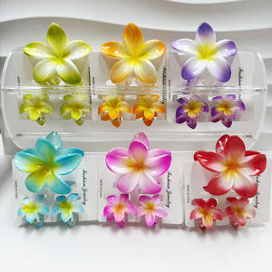 Ensemble de pinces à cheveux en gros, motif marbré, style doux et tendance, accessoires pour cheveux de vacances - Product Image 5