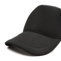 Venta al por mayor barato negro promocional personalizado regalo publicidad espuma malla hombres deportes camionero red gorra y sombreros
