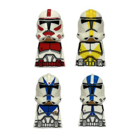 Briques de construction DIY, figurines de guerriers galactiques, briques de construction, armée de science-fiction avec ensemble d'armes, jouets de collection MOC pour garçon, cadeau