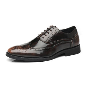 Zapatos Formales Modernos Oxford con Punta en Pico, Impermeables, Ligeros, para Hombre, Otoño, Parte Superior de PU, Talla Grande - Product Image 2