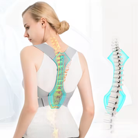 Correcteur de Posture Respirant Réglable pour Homme et Femme Protège le Lisseur du Dos Soulagement de la Douleur Arthrite