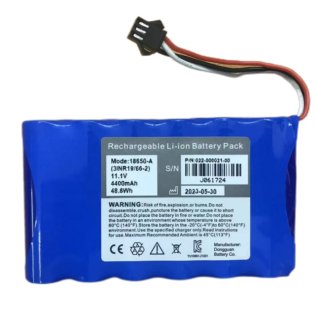 Battery 18650-A 022-000021-00 for Patient Monitor Bistos BT-740 BT-770 BT740 BT770 11.1V 4400mAh