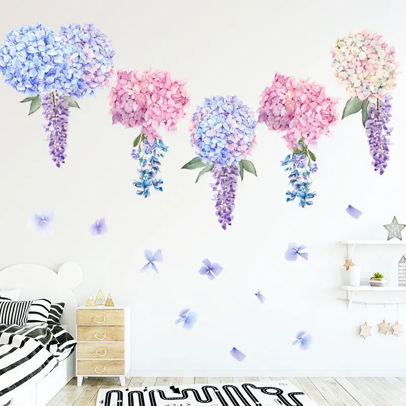 Lavender Flower Wall Decals