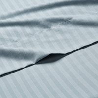 Ensemble de draps personnalisé en microfibre rayé, 4 pièces, ensemble de literie doux