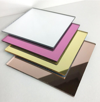 Partner écologique incassable 1 MM 2 MM 3 MM 100% Pure Lucite plexiglas miroir acrylique
