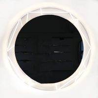 Miroir de salle de bain intelligent LED lumineux anti-buée mural avec capteur tactile encadré, horloge numérique moderne personnalisée 2025, IP44