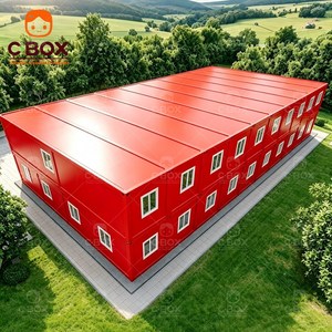 บ้านสำนักงานสำเร็จรูป Cbox ประกอบง่าย อาคารพักคนงานแบบโมดูลาร์ 3 ชั้น บ้านคอนเทนเนอร์แบบถอดประกอบได้ - Product Image 1