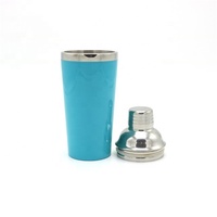 Mélangeur à Double paroi en plastique, batteur, 450ml/16oz, couleur bleue, en acier inoxydable, outils pour boissons Cocktail, Mojito Martini