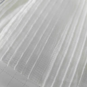 20% Nylon 80% pour 55gsm 20d * 60s tissé rayure <span class=keywords><strong>Double</strong></span> crêpe Airflow coton tissu 60s crêpe <span class=keywords><strong>gaze</strong></span> avec excellent - Product Image 1