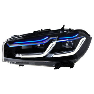 Feux avant LED haut de gamme pour BMW X5 F15 2014-2018, modèle du Nouvel An, <span class=keywords><strong>carrosserie</strong></span> de véhicule avec tension 12V - Product Image 6