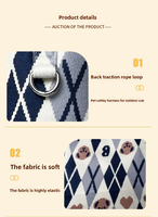 Vêtements pour petits chiens - Nouveau style automne-hiver, ensemble de vêtements en polaire chaud et confortable à col rond pour Teddy Bear