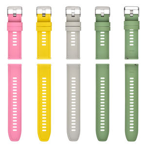 Pour Omega X pour <span class=keywords><strong>Swatch</strong></span> <span class=keywords><strong>Moon</strong></span> pour Rolex remplacement 20mm bracelets de montre en acier 18mm 20mm 22mm Silicone FKM bracelet en caoutchouc souple et - Product Image 2