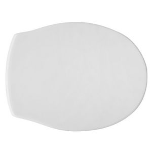 Asiento de inodoro para Azzurra Jubilaeum, forma 1, blanco, con bisagras, 50.5 cm de largo, 37.5 cm de ancho - Product Image 1