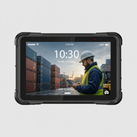 Tablet robusta de 10.1 pulgadas con Intel N6000 Core, 8GB de RAM, Windows 10 Pro, resistente al agua IP67, batería de 5600mAh extraíble.