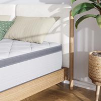 Produits en Gros Matelas de Luxe Queen et King Size 10 Pouces en Mousse à Mémoire de Forme et Latex avec Sommier