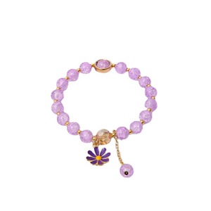 Nouveau Bracelet Femme Tendance Style Japonais Coréen avec <span class=keywords><strong>Perles</strong></span> <span class=keywords><strong>de</strong></span> Cristal Synthétiques et Pendentif Tournesol Délicat, Idéal Cadeau - Product Image 5