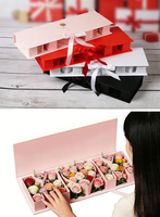 Boîte cadeau créative pour la fête des mères, boîte à fleurs avec combinaison de lettres, boîte d'emballage émouvante, boîte à dragées pour mariage et événements, vente en gros