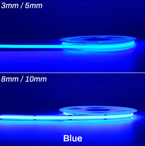 Tira de LED Flexible COB de 8mm, 12V 24V, Autoadhesiva, Luz Lineal, Sin Parpadeo, Regulable, Alto Brillo, para Gabinetes, Armarios y Vitrinas - Product Image 2